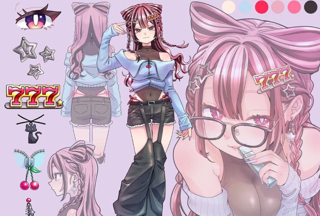 燈守とものキャラクターデザイン
